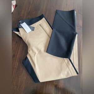 Banana Republic Khaki and Black leggings